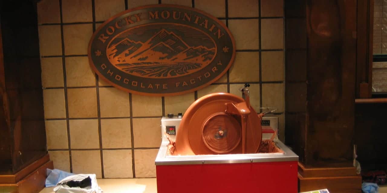 Rocky Mountain Chocolate Factory wheel.
