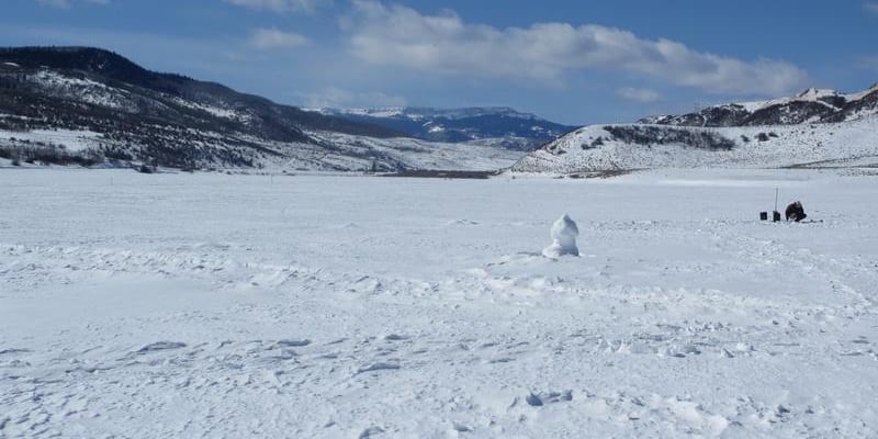 Stagecoach Reservoir Ice Fishing