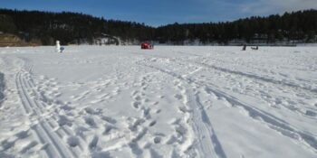 Evergreen Lake Ice Fishing