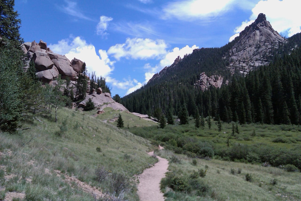 Crags Hiking Trail Colorado Springs