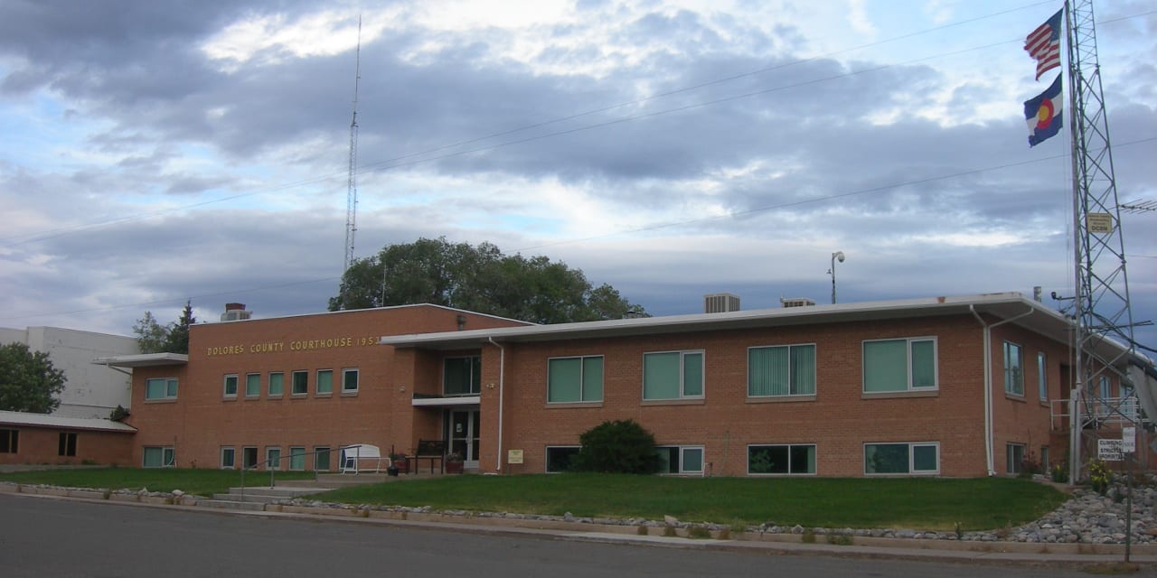 Dolores County Courthouse Dove Creek Colorado