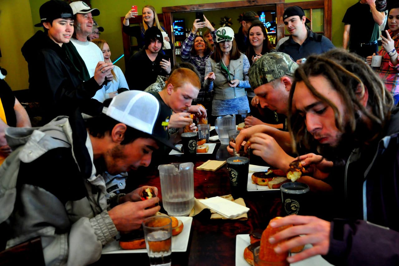Snowdown Durango Doughnut Eating Contest