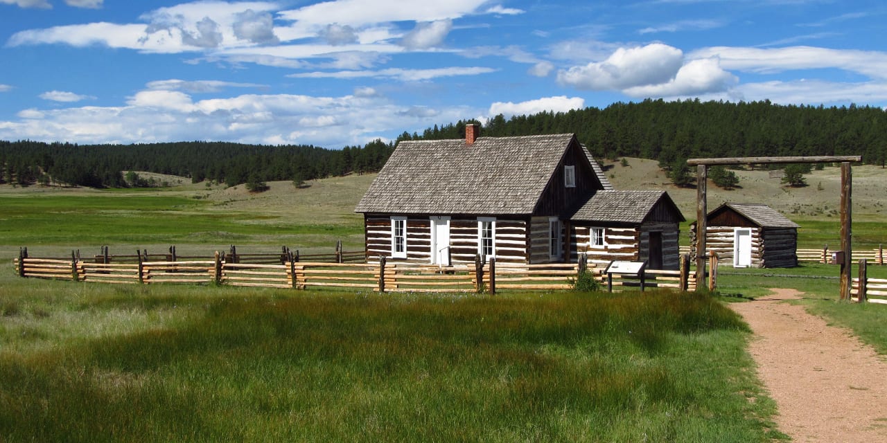 Florissant Fossil Beds National Monument Hornbek Homestead Colorado