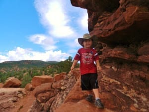 Garden Of The Gods Kid Hiking