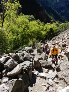 Hanging Lake Trail Boulders