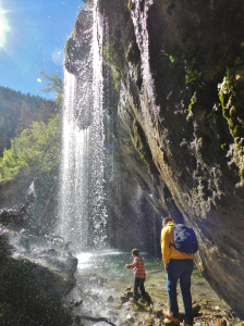 Hanging Lake Waterfall