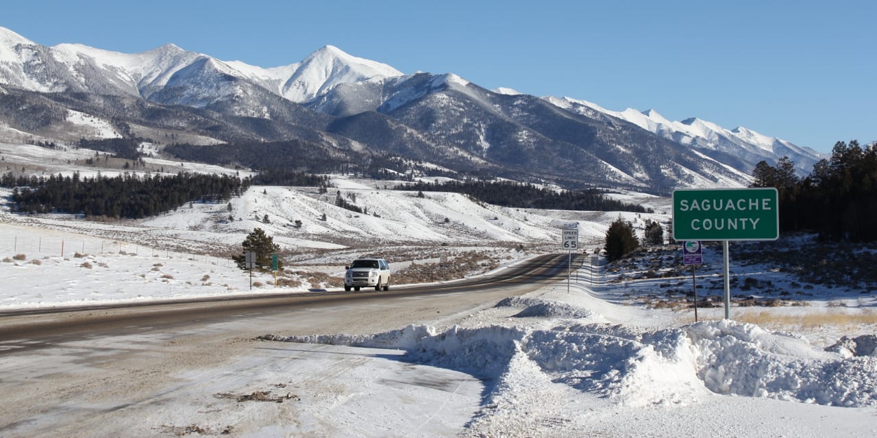 Saguache County Colorado Highway 285