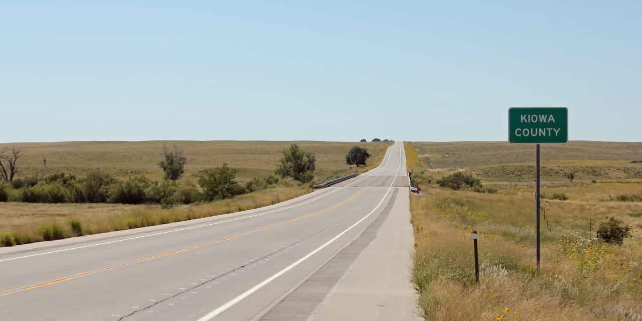 Kiowa County Colorado Highway 287