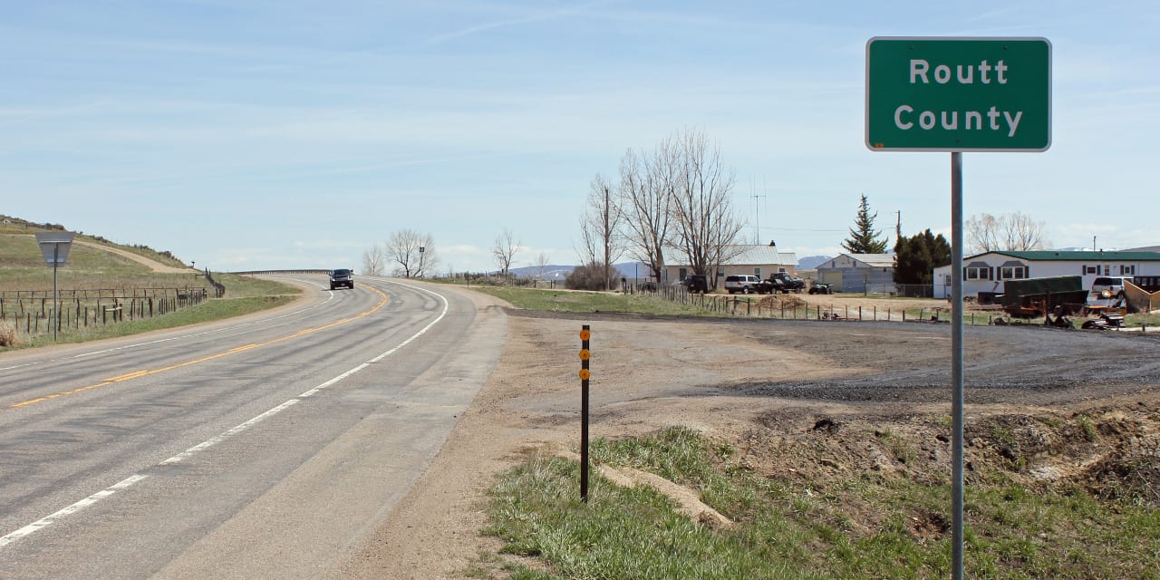 Highway 40 Routt County Colorado