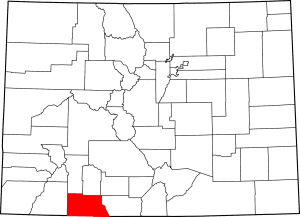 Archuleta County Colorado Map