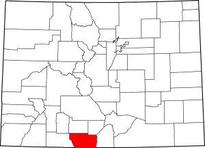 Conejos County Colorado Map