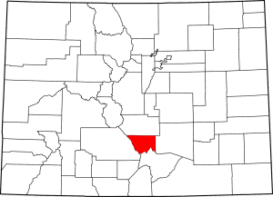 Custer County Colorado Map