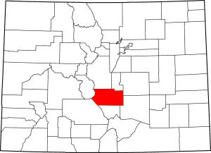 Fremont County Colorado Map