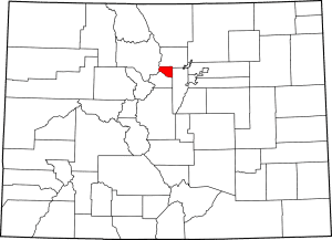 Gilpin County Colorado Map