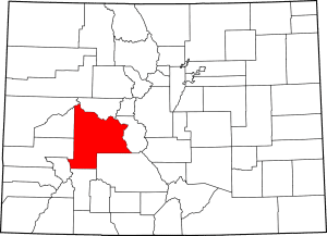 Gunnison County Colorado Map