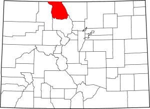 Jackson County Colorado Map