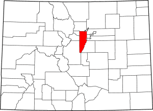 Jefferson County Colorado Map