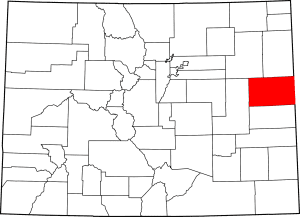 Kit Carson County Colorado Map