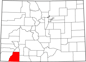 La Plata County Colorado Map