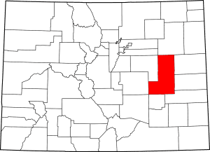 Lincoln County Colorado Map