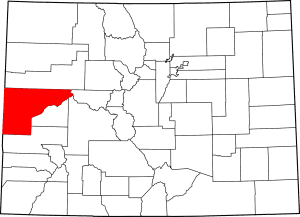 Mesa County Colorado Map