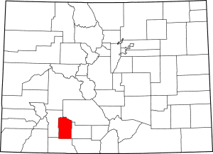 Mineral County Colorado Map