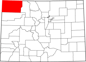 Moffat County Colorado Map