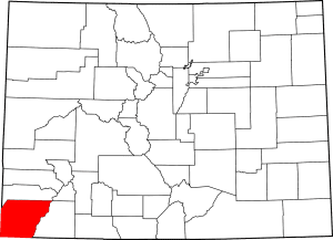 Montezuma County Colorado Map