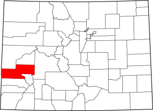 Montrose County Colorado Map