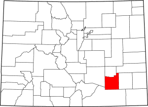 Otero County Colorado Map