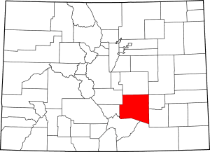 Pueblo County Colorado Map