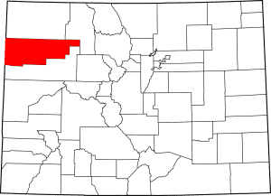 Rio Blanco County Colorado Map