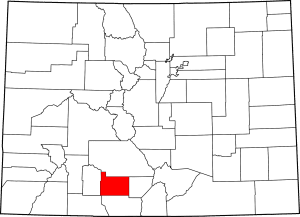 Rio Grande County Colorado Map