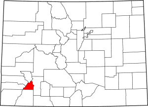 San Juan County Colorado Map