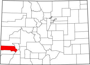 San Miguel County Colorado Map