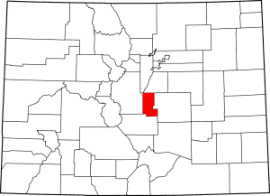 Teller County Colorado Map