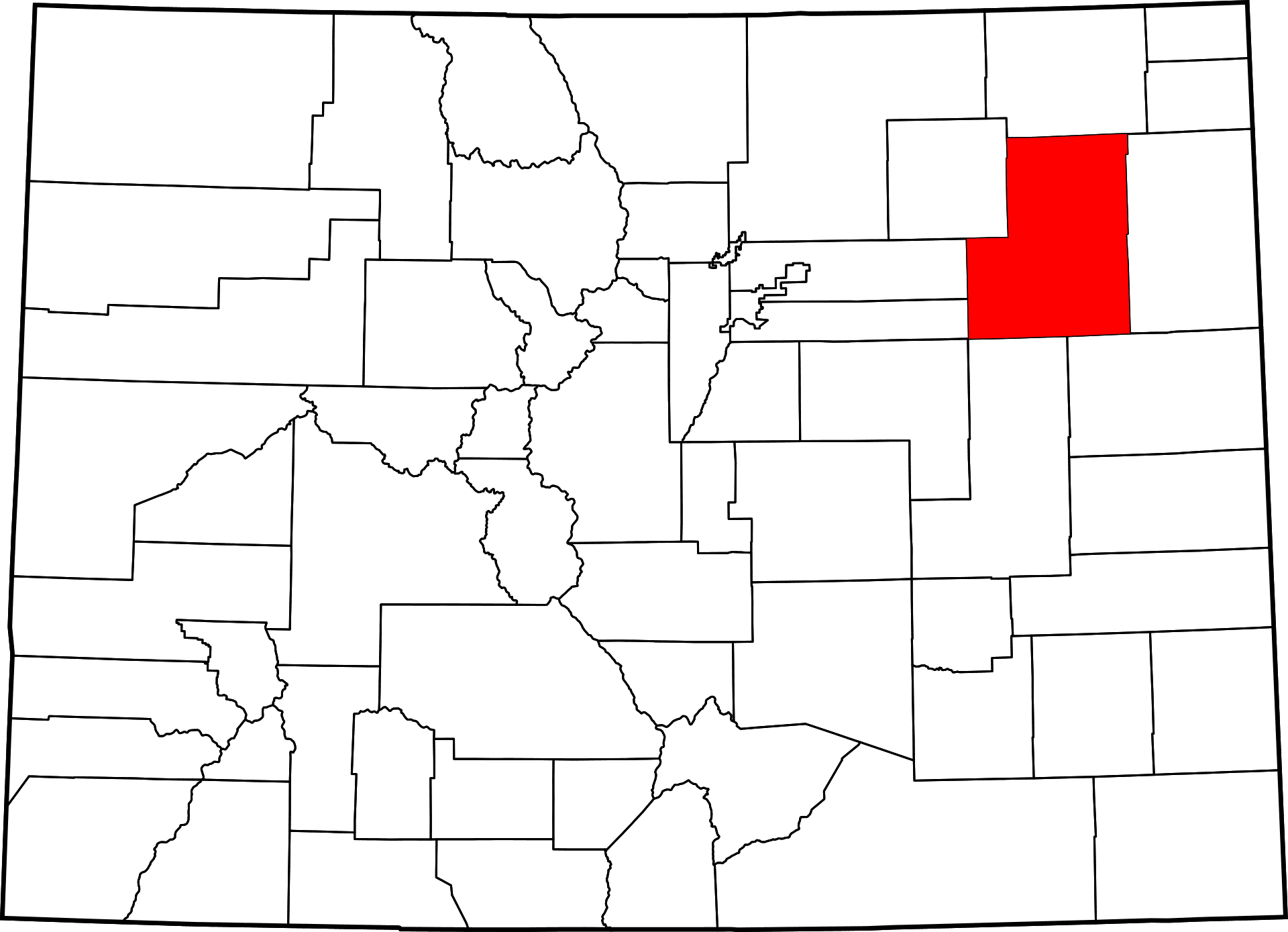 Washington County Colorado Map History Towns Activities In 