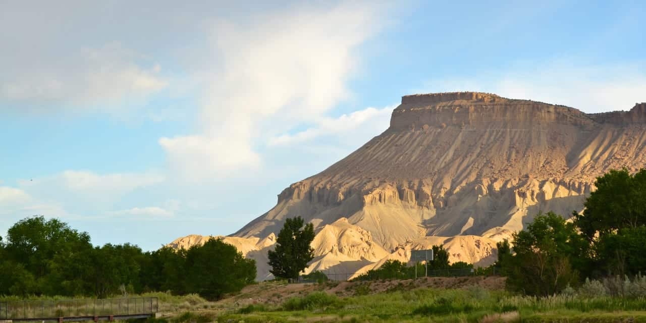 Mount Garfield Palisade Colorado