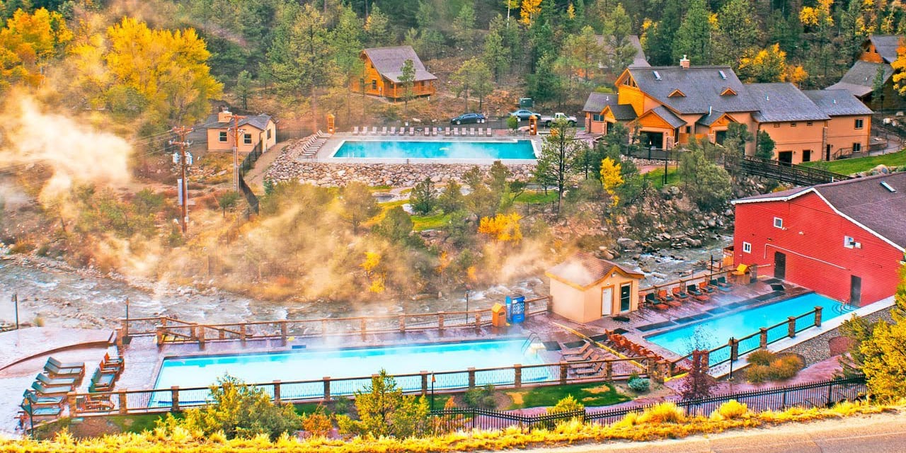 Mount Princeton Hot Springs Aerial View