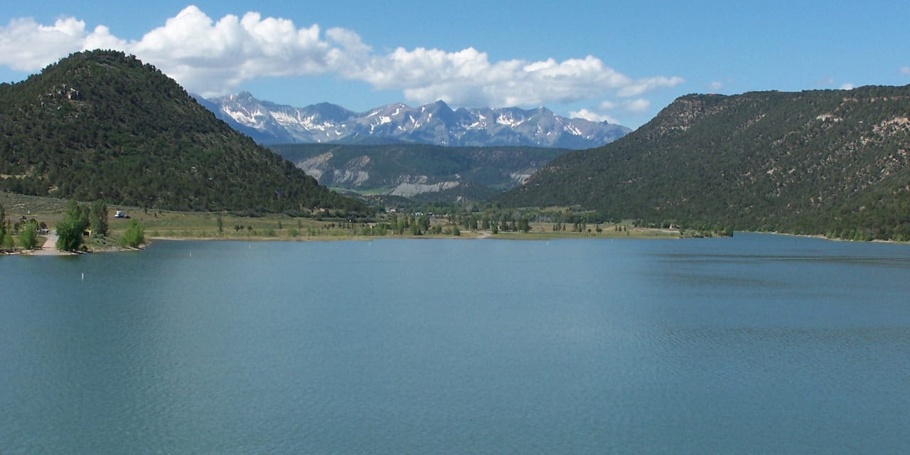 Ridgway State Park Reservoir Ouray County Colorado