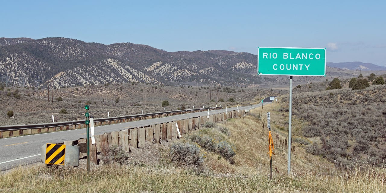 Highway 13 Rio Blanco County Colorado