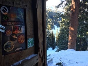 Loveland Pass Ski Shack Door