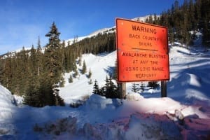 Loveland Pass Backcountry Warning