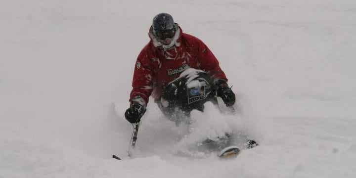 Matt Feeney Adaptive Powder Skiing