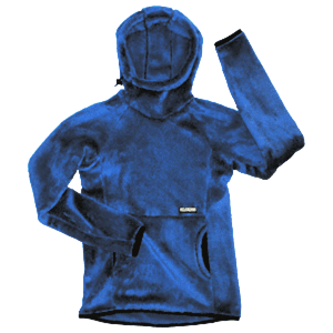 Melanzana High Loft Hoodie Blue