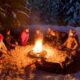 Winter Backcountry Campfire