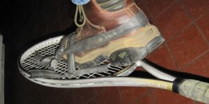 Homemade Snowshoes Tennis Rackets