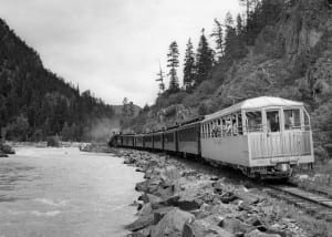 Durango Silverton Narrow Gauge Railroad Silver Vista Observation Car 1951