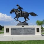 Julesburg Colorado Pony Express Trail Statue