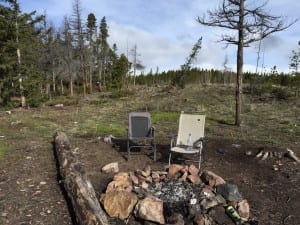 West Magnolia Nederland Colorado Campsite Firering